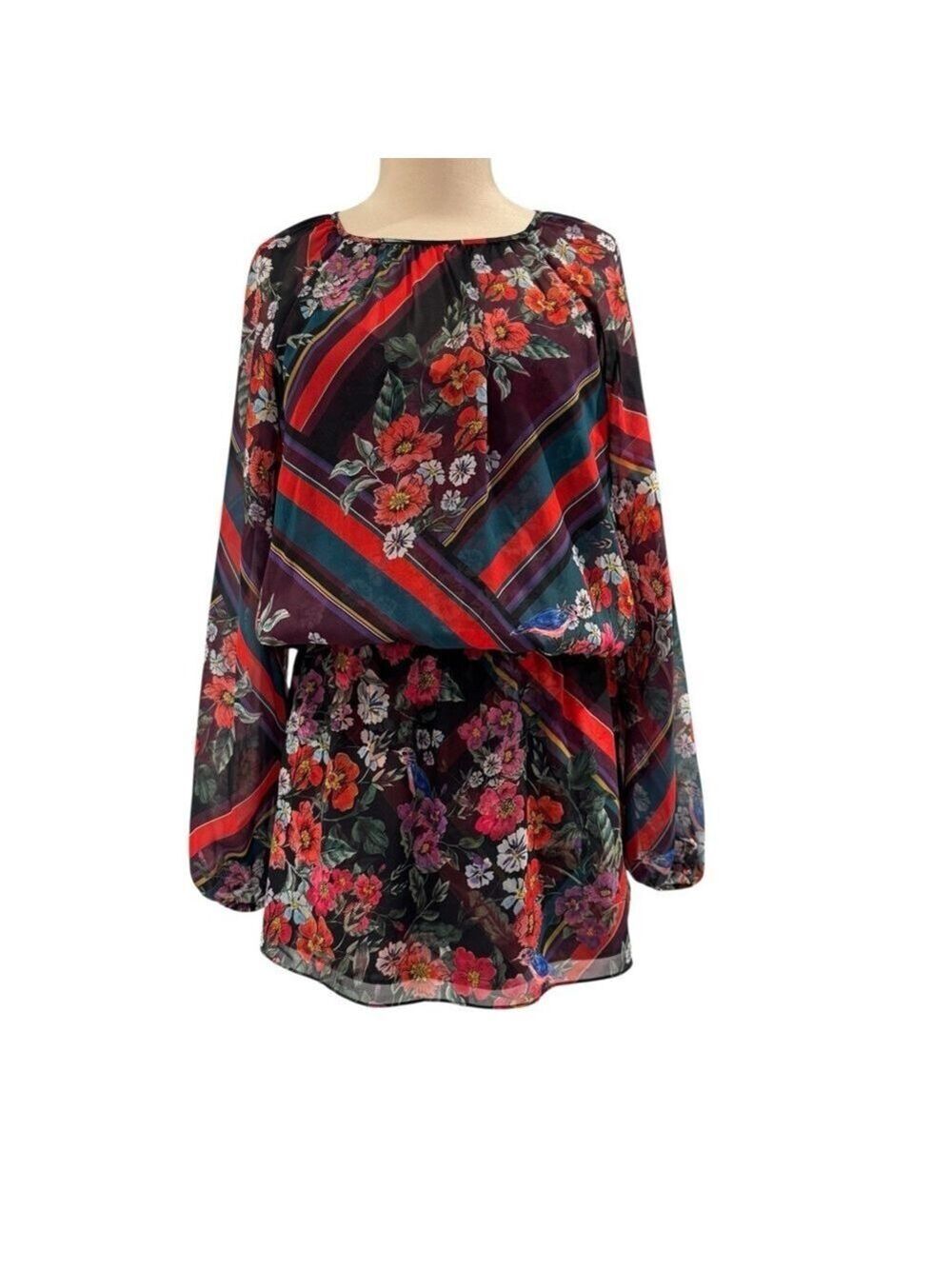 PARKER Multicolor Floral Mini Dress - size S